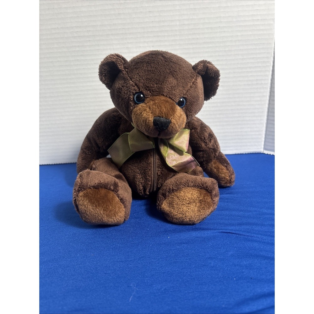 Ben Bridge Benny Bear 2005 Plush Zippered Belly Jewelry Pouch Vintage 9"